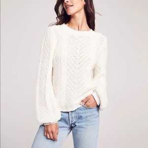 Faherty Cotton Cable Crew sweater